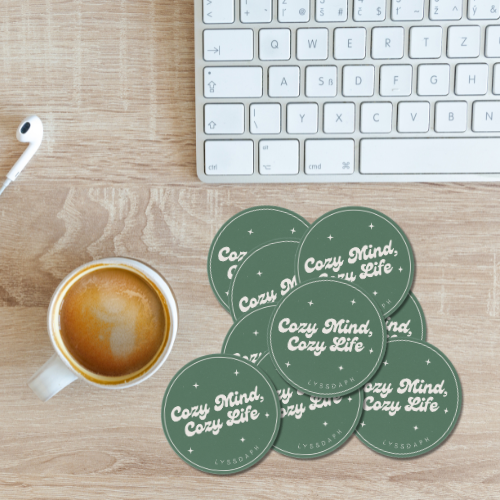Cozy Mind, Cozy Life Sticker